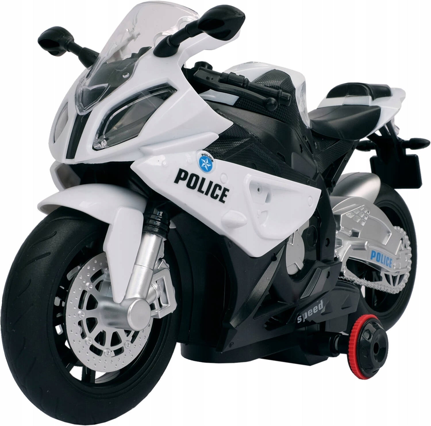 MOTORCYCLE REMOTE CONTROLLED POLICE MOTOR CHASER ON REMOTE CONTROL LIGHT SOUND Packaging status original