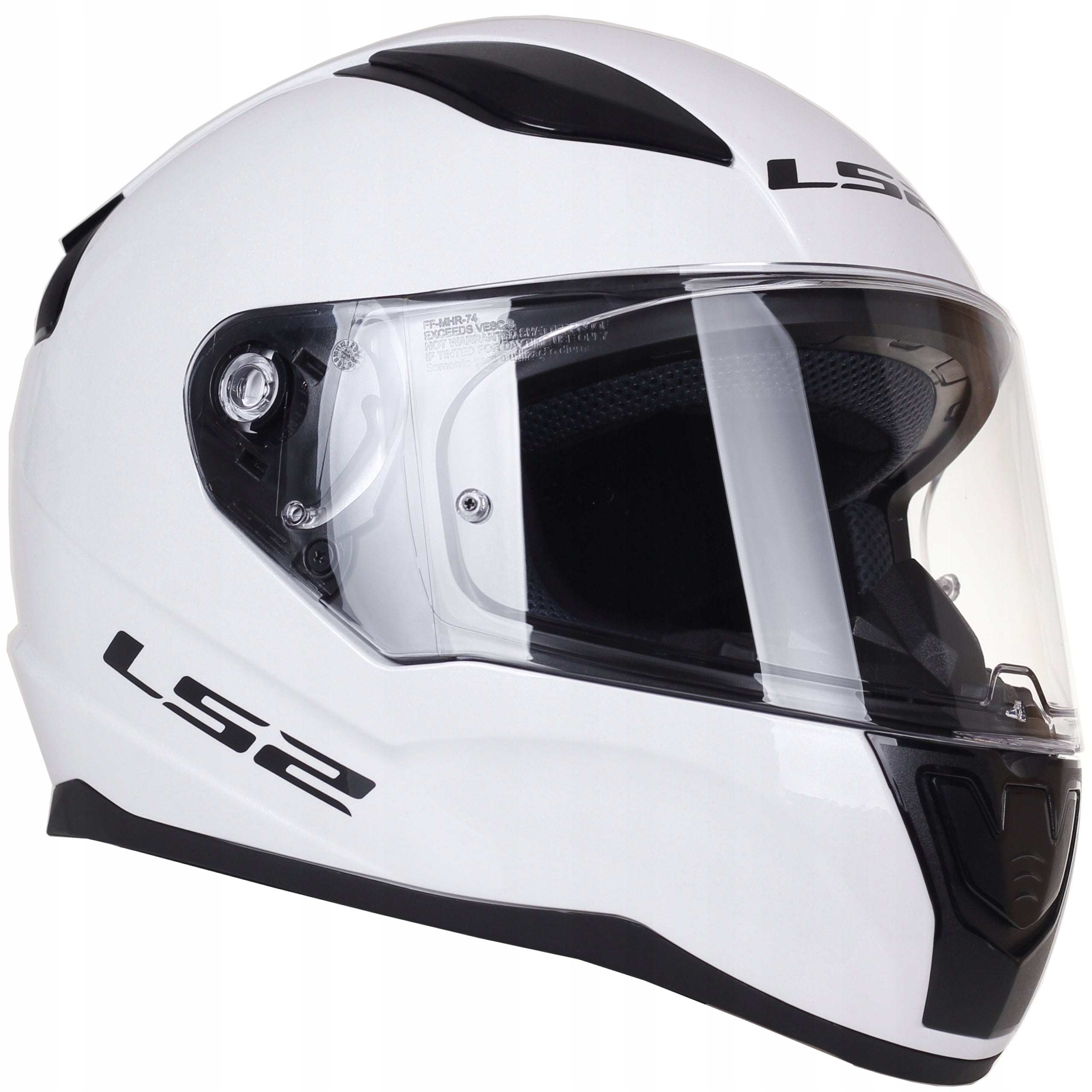 MOTORCYCLE SCOOTER HELMET MOTOR LS2 FF353 RAPID II white ECE 22.06 Packaging status original