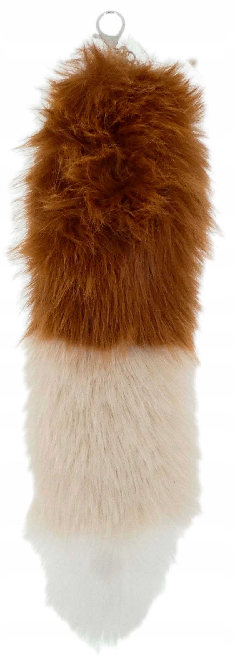MOTORCYCLE SKI HELMET ORNAMENT KITA LISI TAIL BROWN BEIGE FURRY Packaging status original