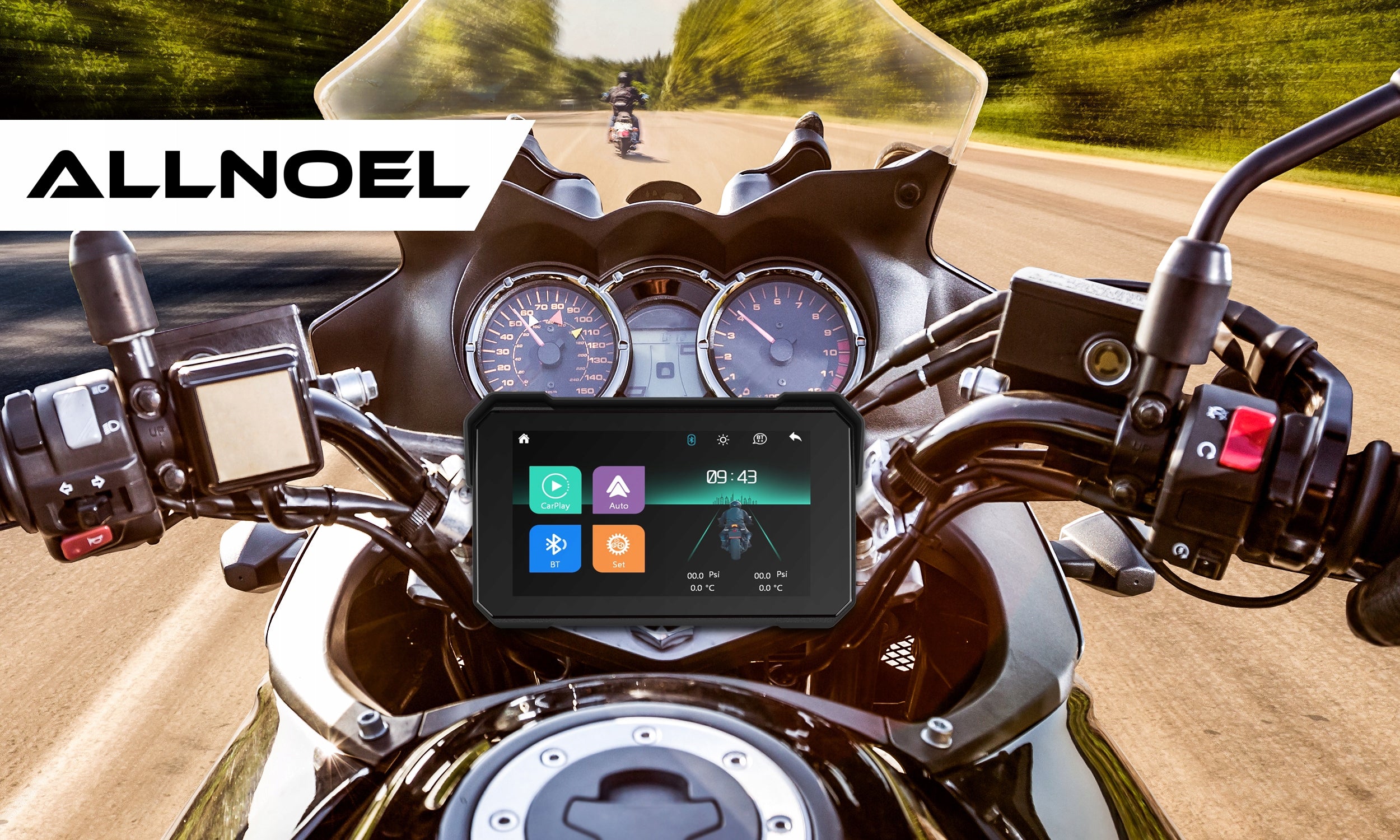 MOTORCYCLE STATION MULTIMEDIA TABLET NAVIGATION CARPLAY ANDROID AUTO 5" Manufacturer code Stacja multimedialna na motocykl