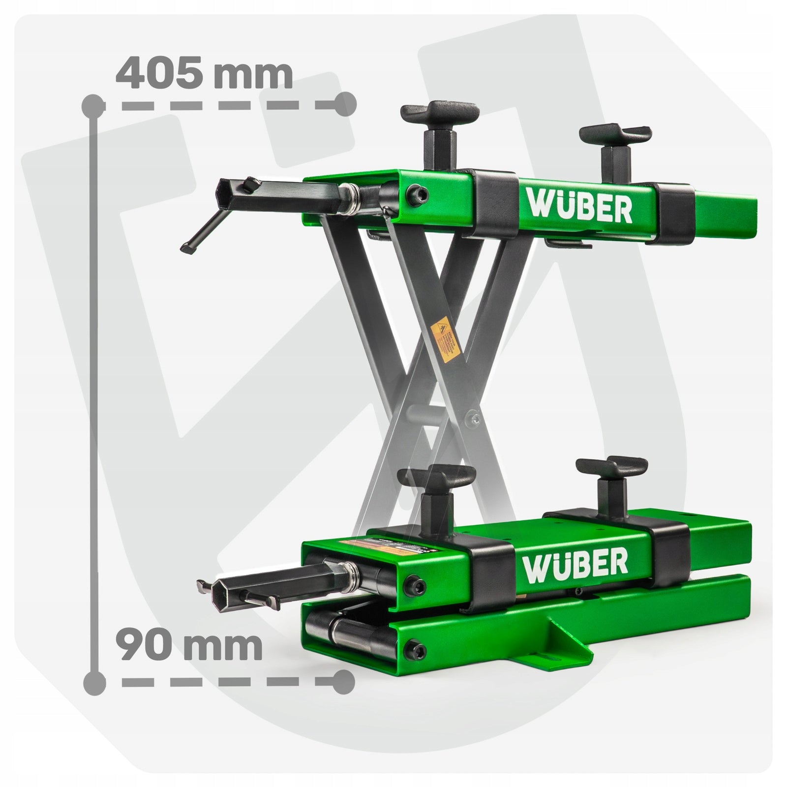 MOTORCYCLE TRAPEZOIDAL SCREW LIFTER 500 KG SCISSOR STAND PLATFORM Product weight with unit packaging 14 kg