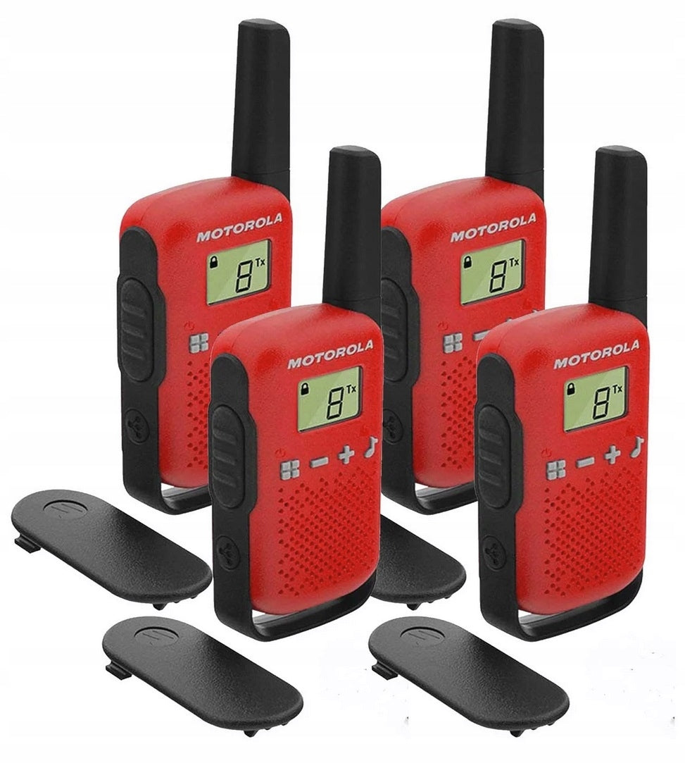 Radiosender Motorola Talkabout T42, 4er-Set 
