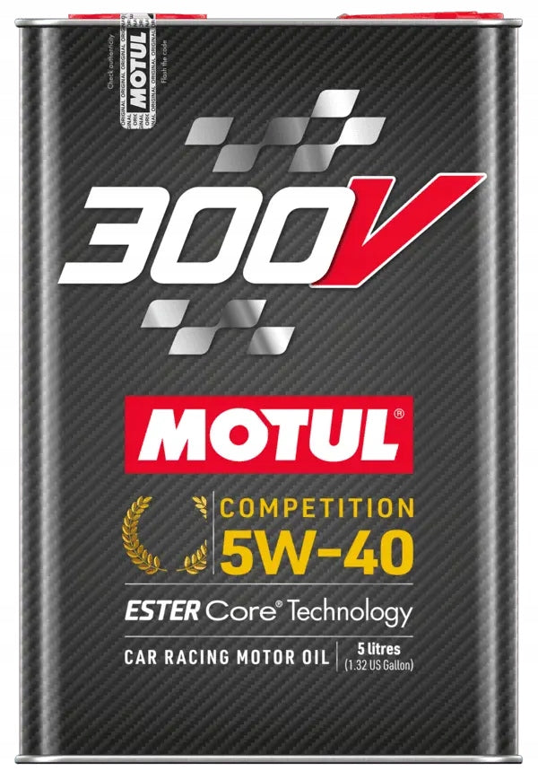MOTUL 300V COMPETITION 5W-40 5L Synthetic Oil