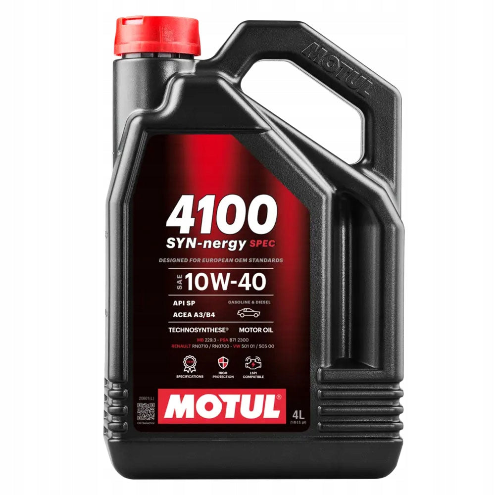 MOTUL 4100 Syn-Nergy Spec 10w40 4L - engine oil Packaging status original