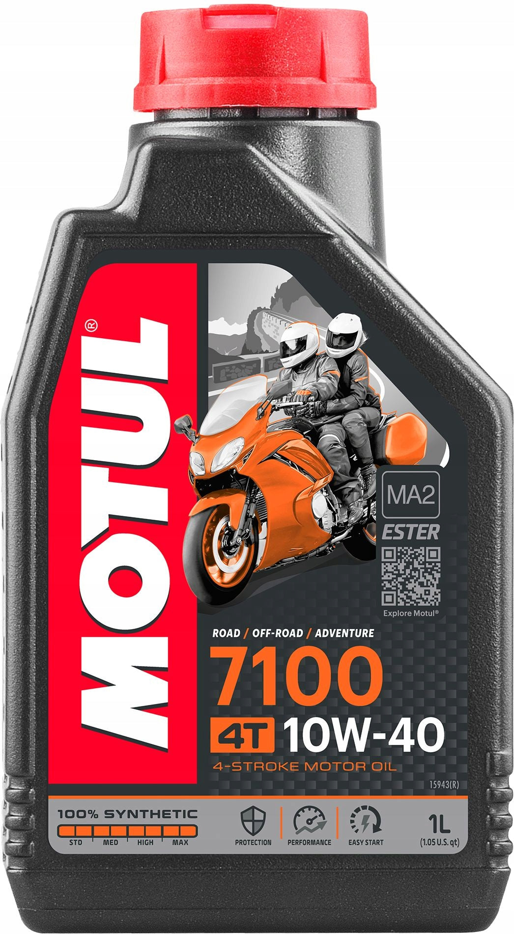 MOTUL 7100 4T 10W40 1L Packaging status original