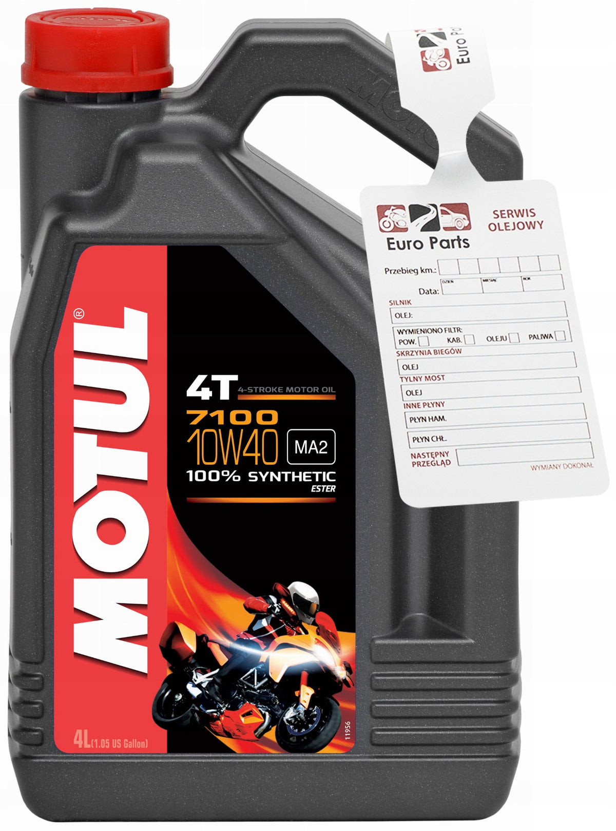 MOTUL 7100 4T 10W40 ESTER JASO MA2 - 4L Packaging status original
