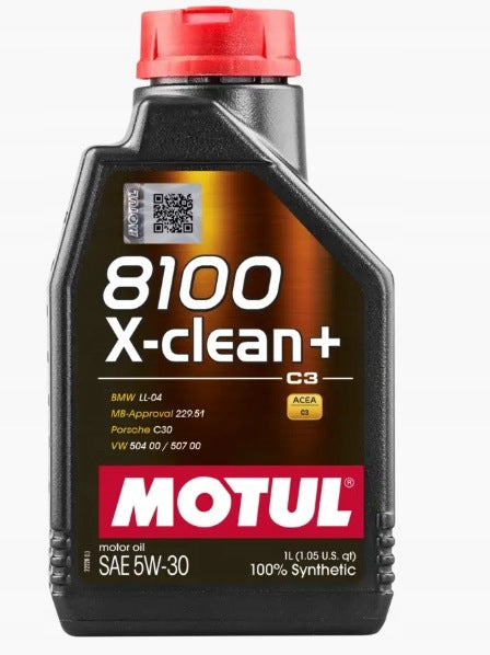 MOTUL 8100 X-CLEAN+ 5W30 C3 1L - QR CODE
