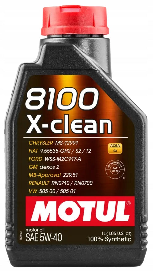 MOTUL 8100 X-CLEAN 5W40 - 1 Liter