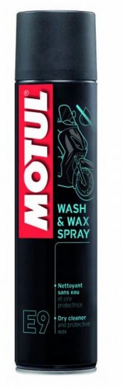 MOTUL E9 WASH WAX MOTORCYCLE CLEANER SPRAY