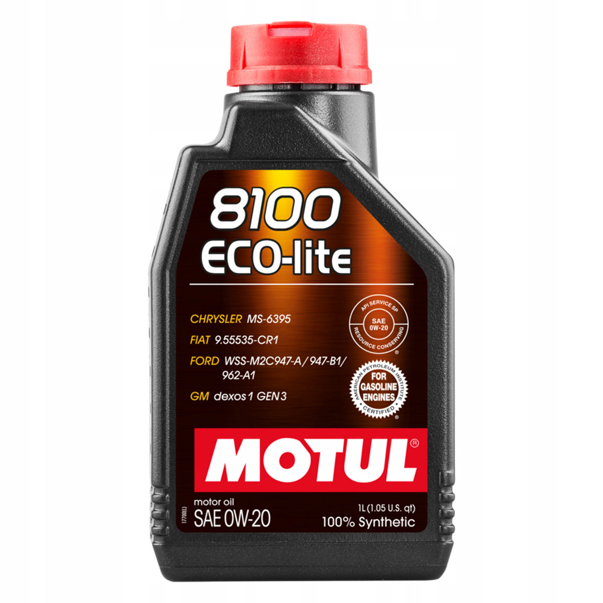 MOTUL OIL 0W-20 ECO-LITE 1L Packaging volume 1 l