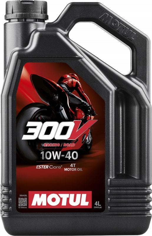 MOTUL OIL 10W40 4L 300V 4T FL/ MOTORCYCLES