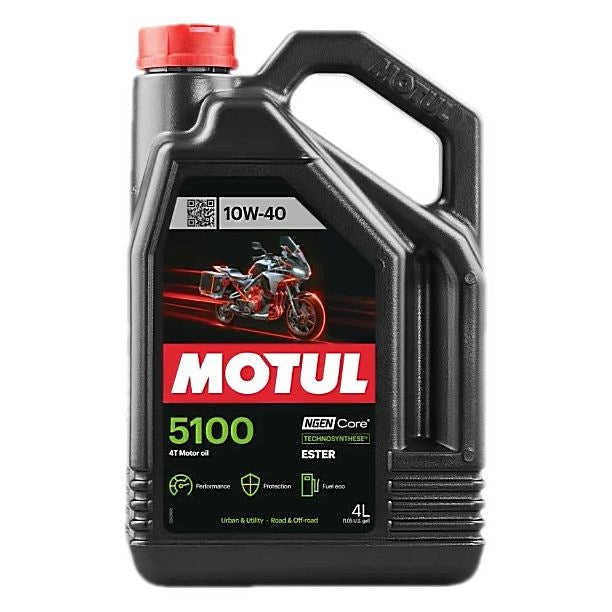 MOTUL OIL 10W40 4L 5100 4T/ MOTORCYCLES Packaging status original