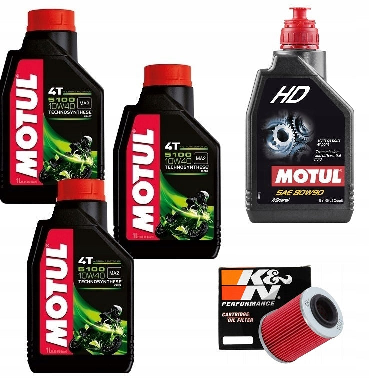 MOTUL OIL MOTUL 5100 ESTER 10W40 1L API:SG JASO:MA 4T MOTORCYCLE 1L