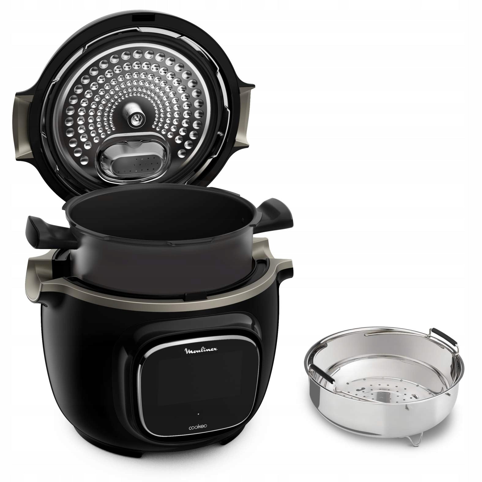 MOULINEX Cookeo Touch Multicooker Smart WiFi Pressure Cooker Black Brand Moulinex