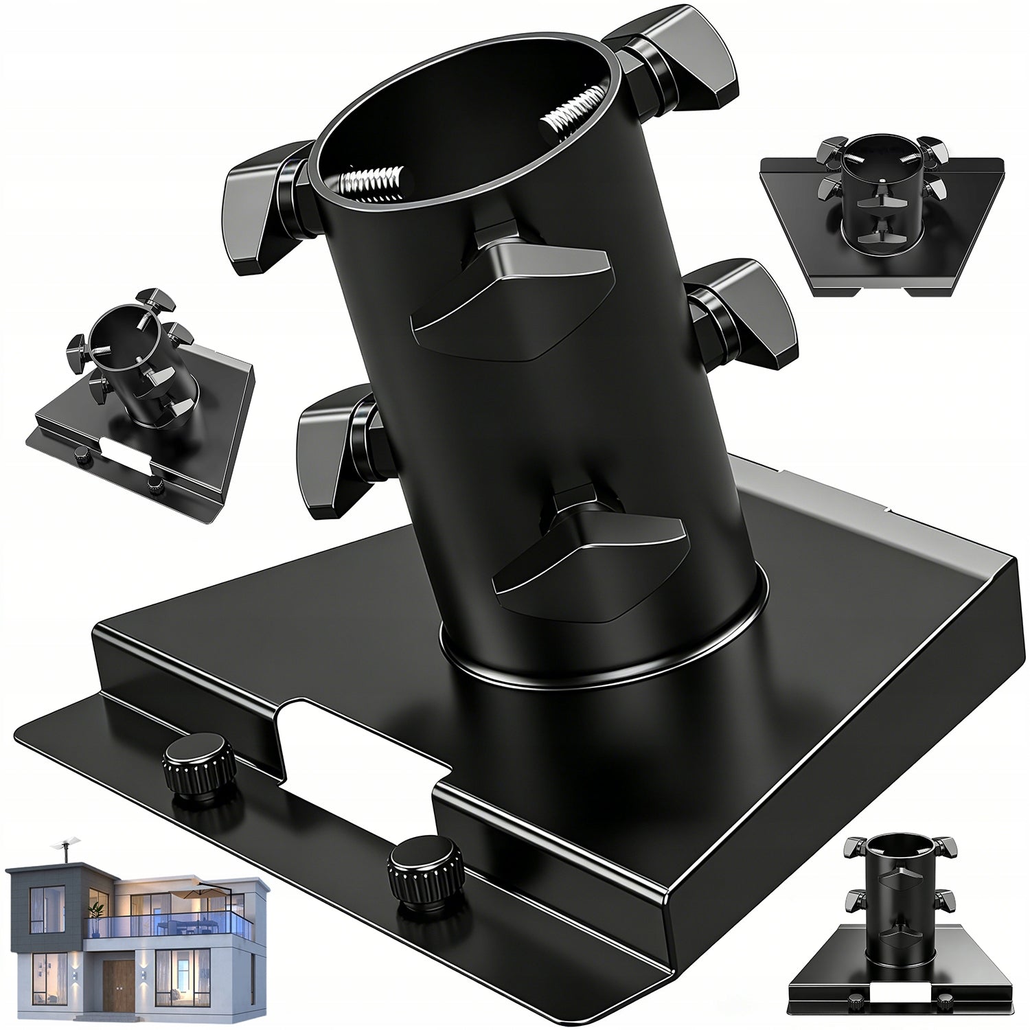 MOUNTING BRACKET ADAPTER STARLINK GEN 3 FOR PIPES MANGANESE STEEL 21-45MM