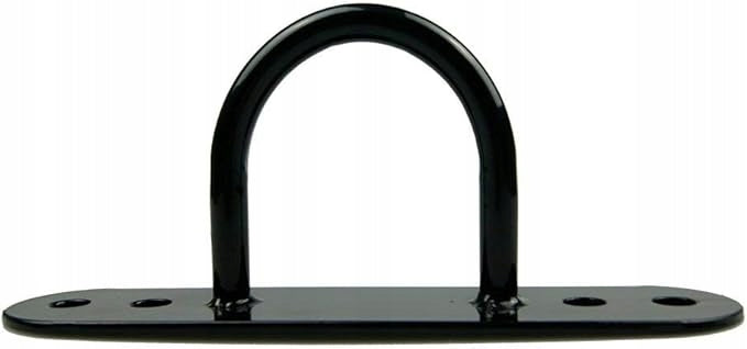 MOUNTING WALL / FLOOR MOUNT + SCREWS FOR FITNESS ROPES PROTONE - BLACK Width 50 mm