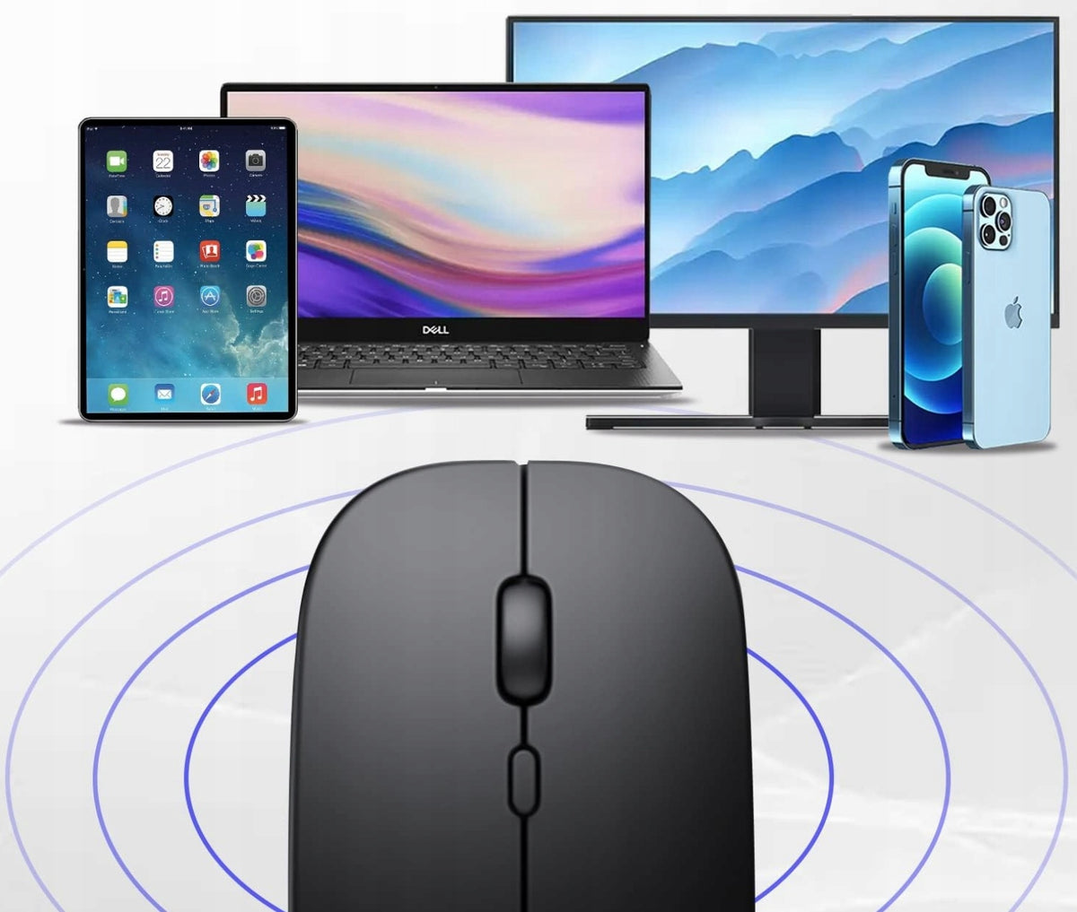 MOUSE BLUETOOTH MOUSE FOR APPLE MAC MACBOOK AIR PRO M1 M2 M3 M4 IPAD IPHONE Manufacturer EtuiTab