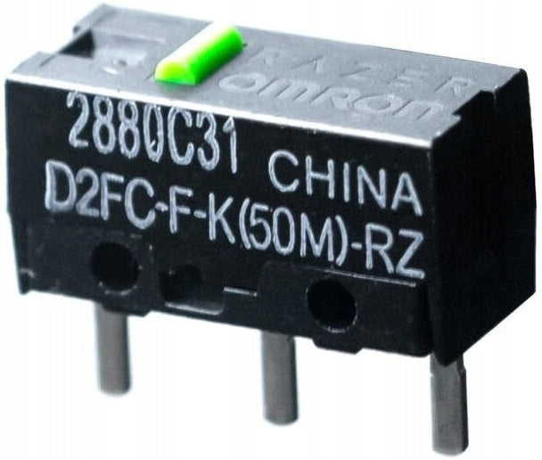 MOUSE BUTTON RAZER OMRON D2FC-F-K(50M)-RZ MICROCONTACT Manufacturer code 5906379325919