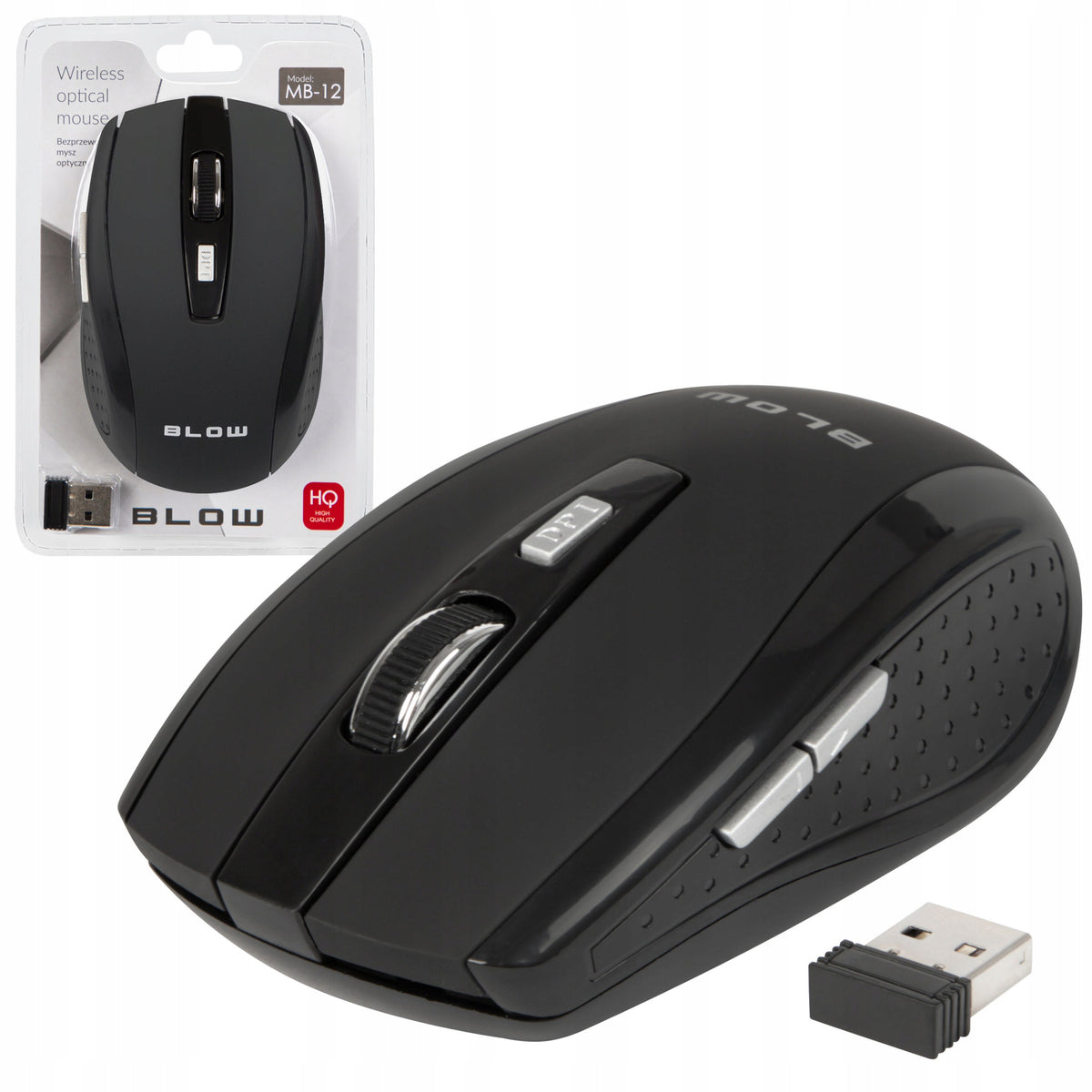 MOUSE GAMING MOUSE WIRELESS USB FOR LAPTOP COMPUTER ADAPTER SET