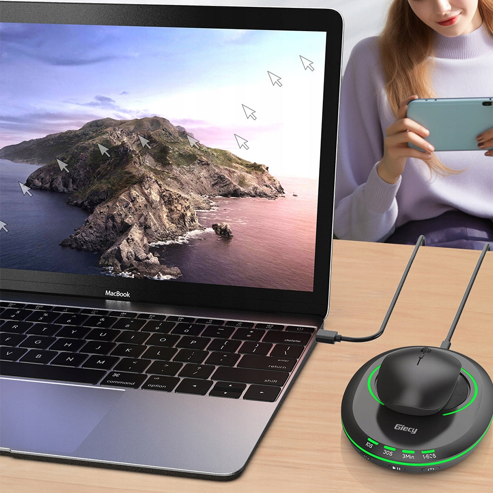 MOUSE JIGGLER MOVER DRIVERLESS USB TYPE-C WITH ADJUSTABLE INTERVAL Model DZA0327BKST-TP