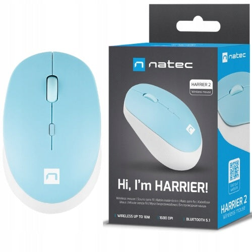 MOUSE NATEC HARRIER 2 WIRELESS 1600DPI BLUETOOTH 5.1 WITH SILENT CLICK