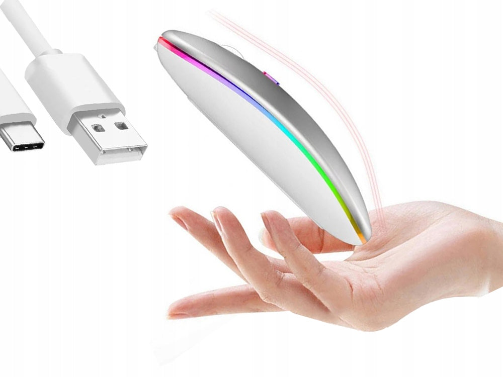 MOUSE OPTICAL MOUSE WIRELESS SLIM 2,4GHz BLUETOOTH FOR LAPTOP PC Manufacturer code 6011