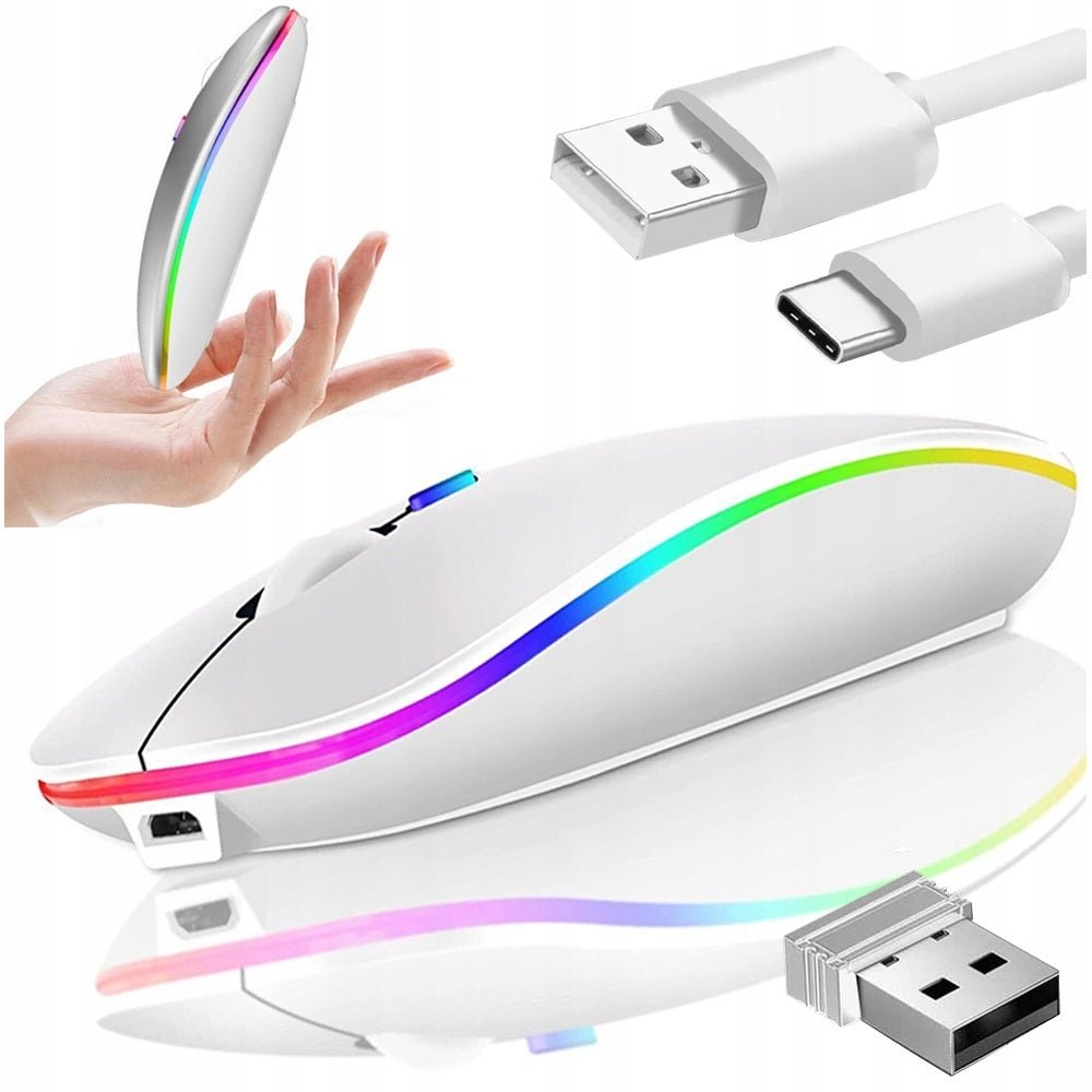 MOUSE OPTICAL MOUSE WIRELESS SLIM 2,4GHz BLUETOOTH FOR LAPTOP PC