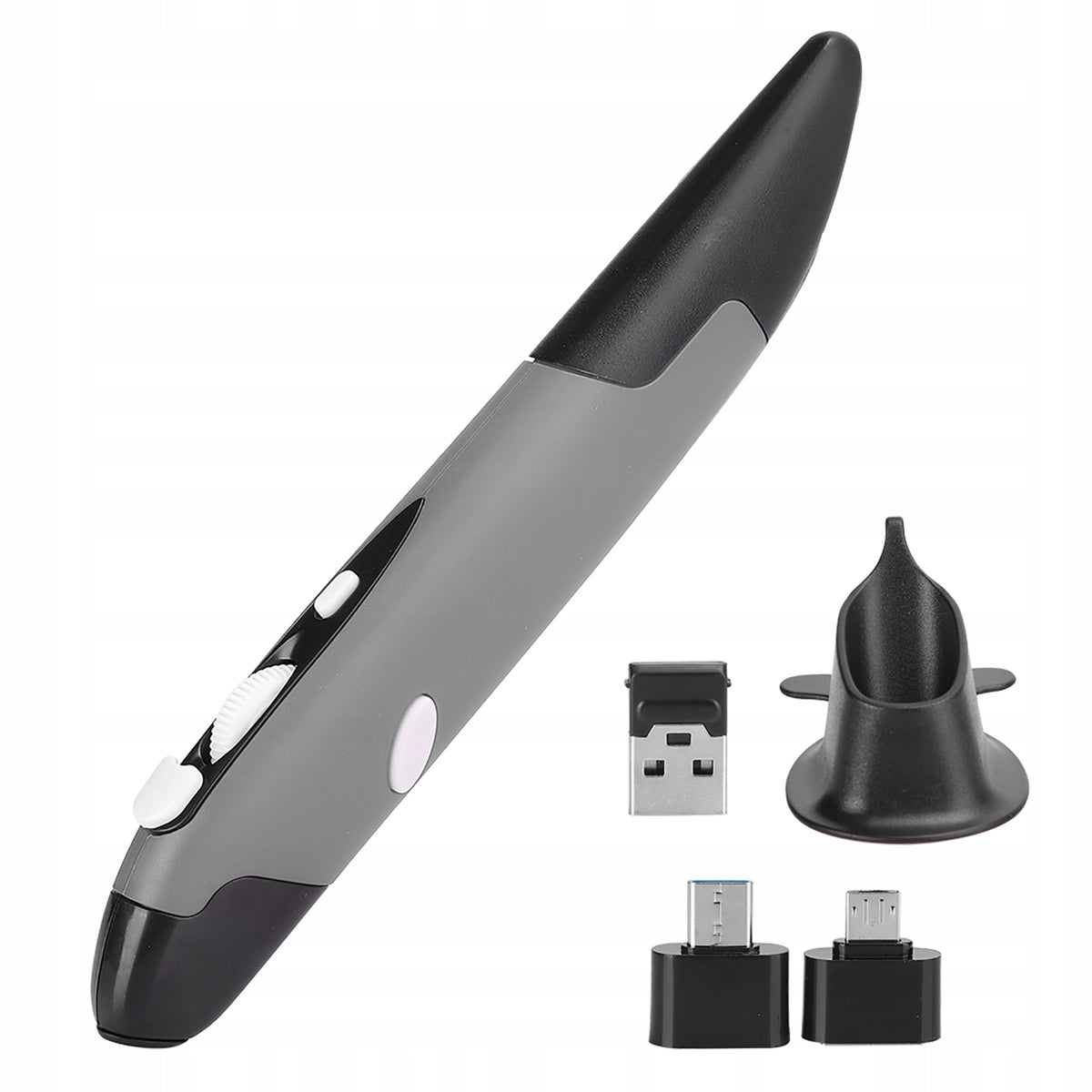 MOUSE OPTICAL PEN USB WIRELESS GREY Packaging status original