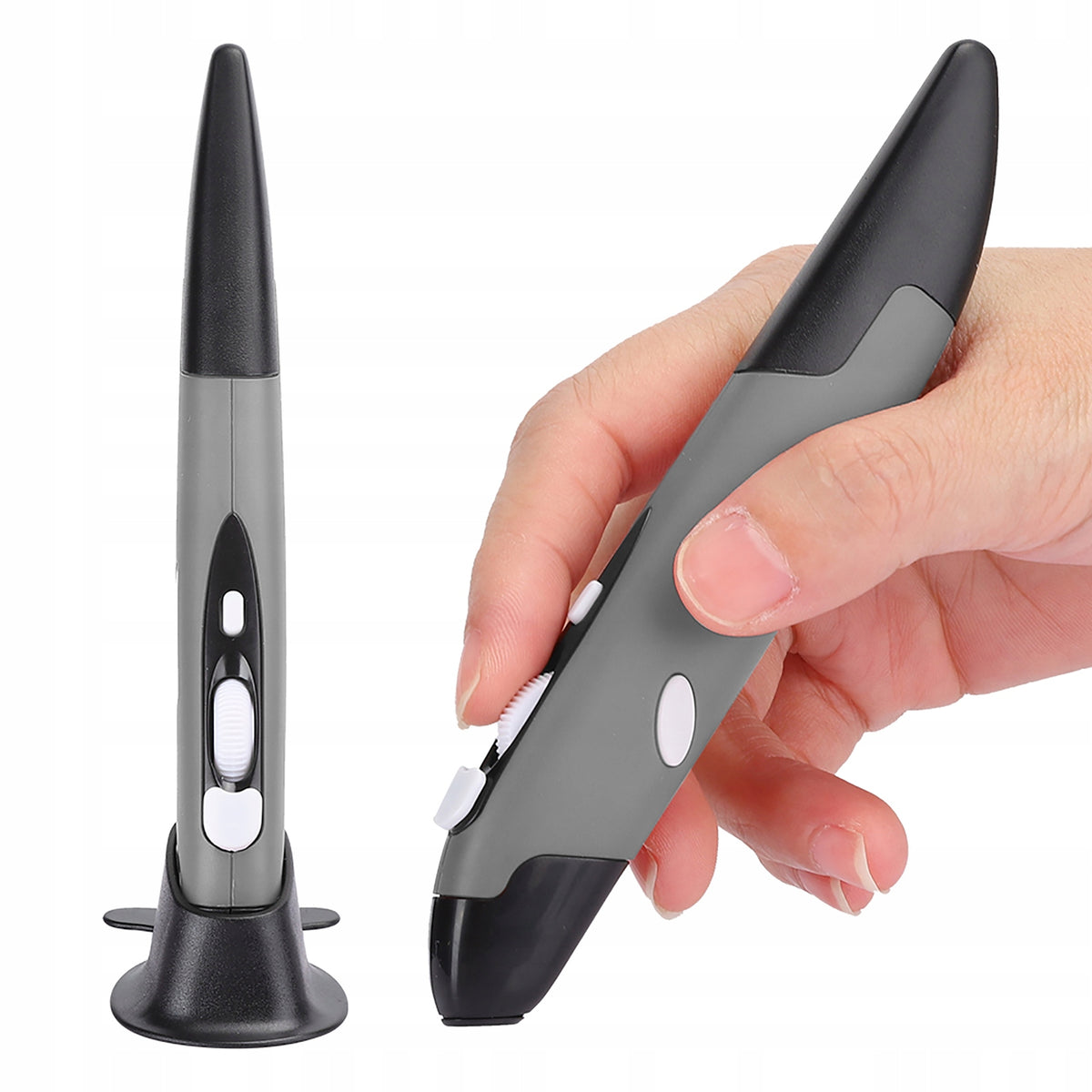 MOUSE OPTICAL PEN USB WIRELESS GREY