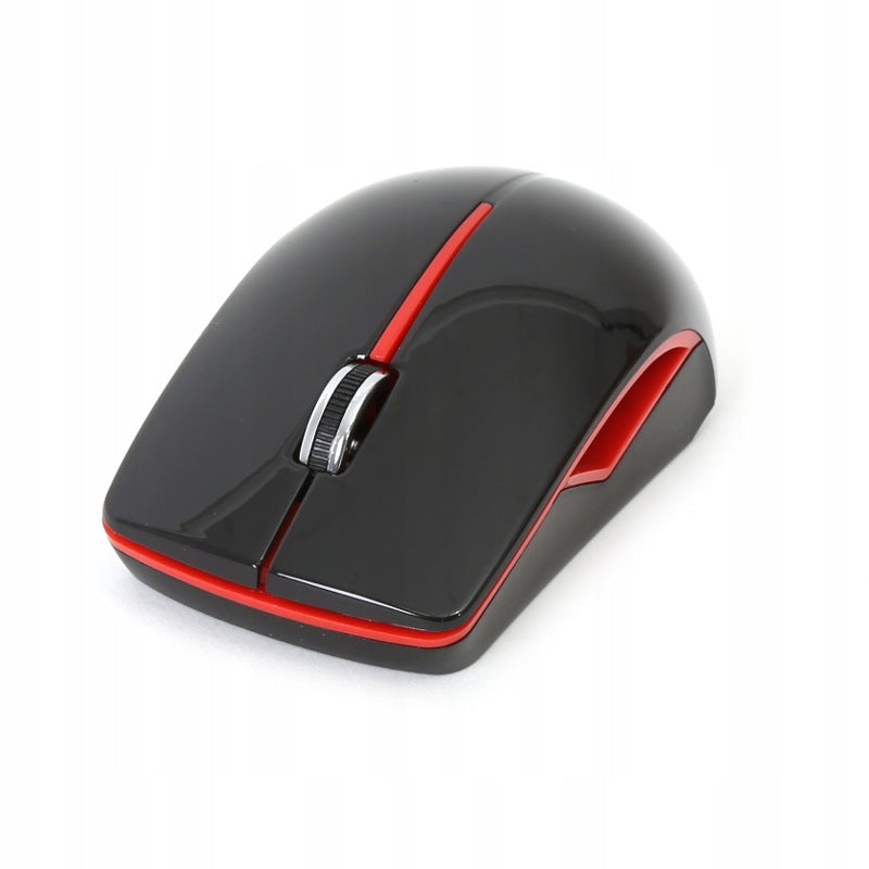 MOUSE PLATINET PM-417 WIRELESS 2.4GHz 1200DPI BLACK/RED NANO USB RECEIVER [