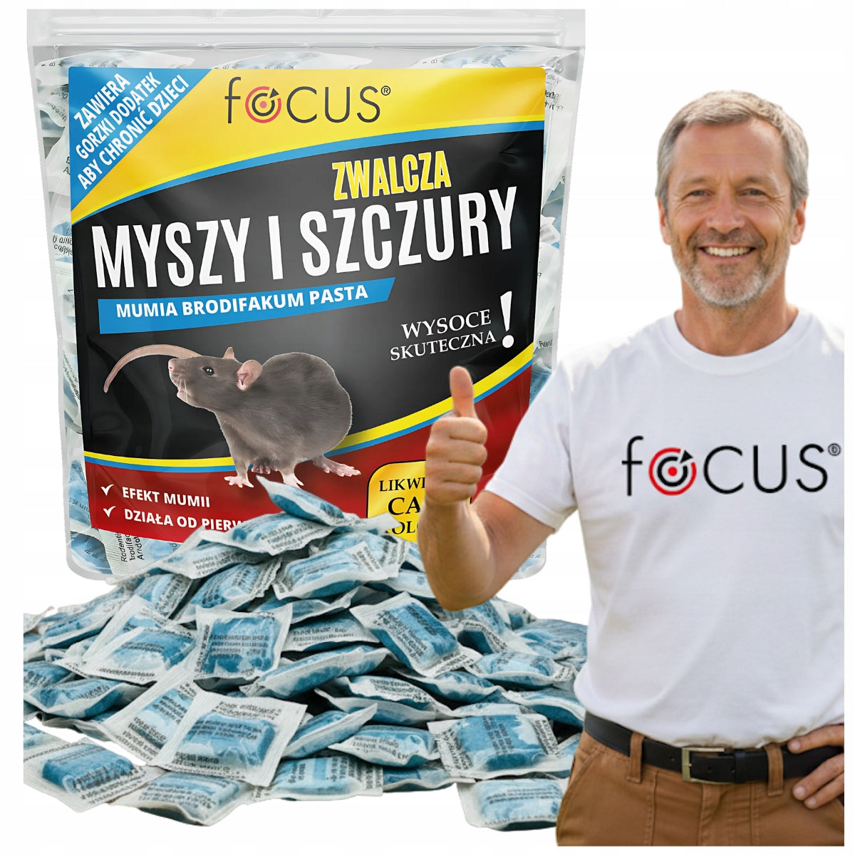 MOUSE POISON RODENT RATS 1KG PASTE POISON BRODIFACOUM EFFECTIVE