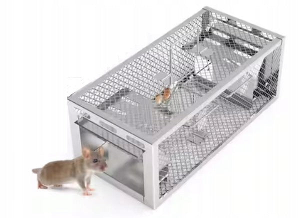 MOUSE RAT TRAP LIVETRAP XXL MARTENS PAW HUMANITARIAN RODENTS 41cm Manufacturer code PUŁAPKA NA SZCZURY MYSZY ŻYWOŁAPKA XXL ŁAPKA