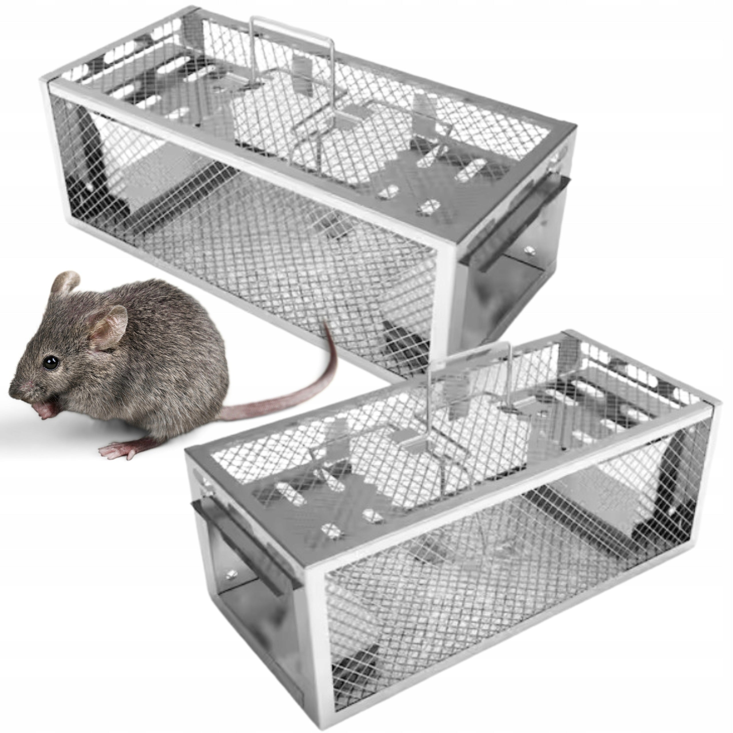 MOUSE RAT TRAP LIVETRAP XXL MARTENS PAW HUMANITARIAN RODENTS 41cm Packaging status original