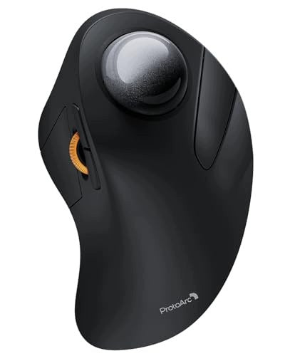 MOUSE TRACKBALL WIRELESS ERGONOMIC BLUETOOTH USB 2 4G FOR WORK Manufacturer no brand