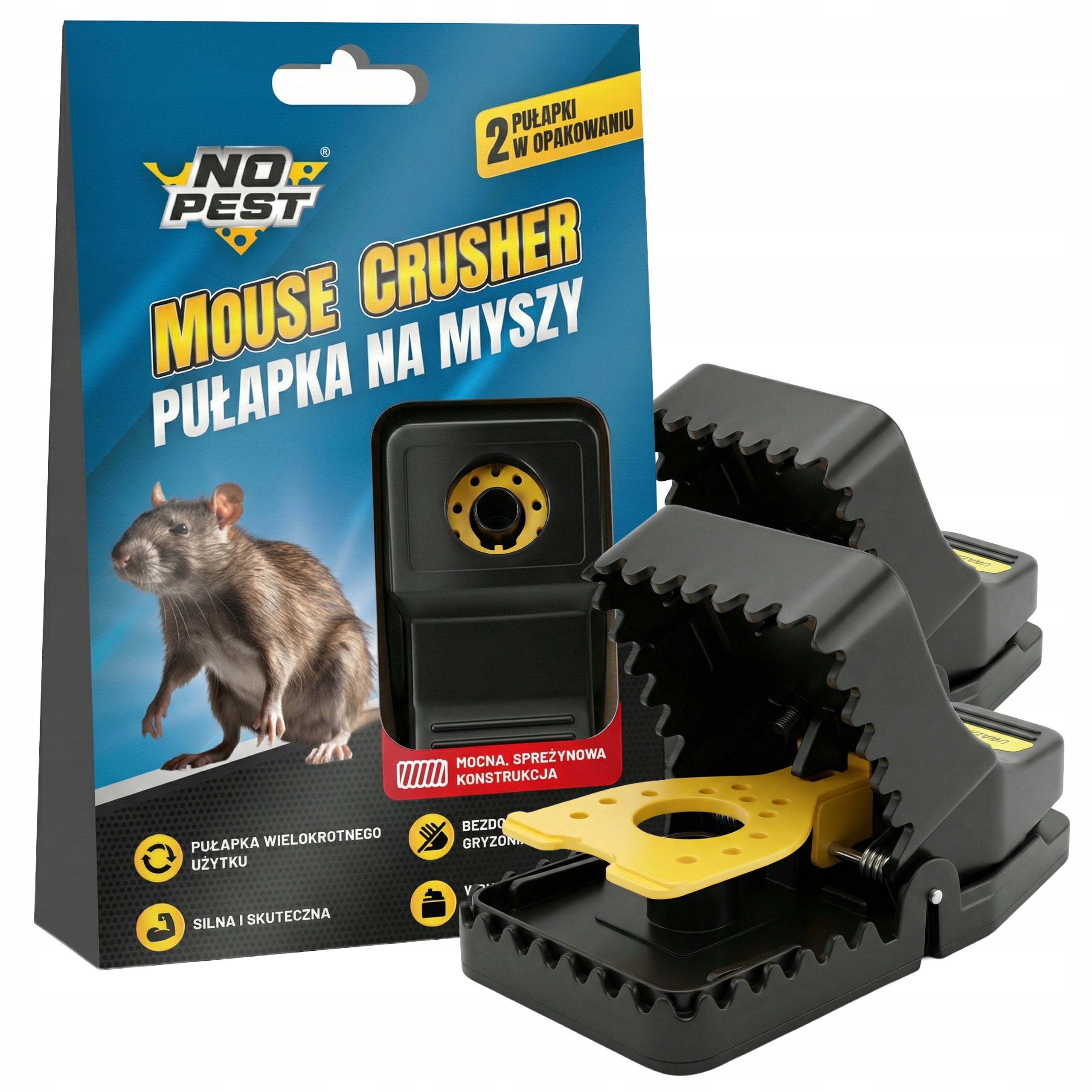 MOUSE TRAP RATS RODENTS CLASSIC PAW GERBIL GUILLOTINE 2 PCS Kind trap