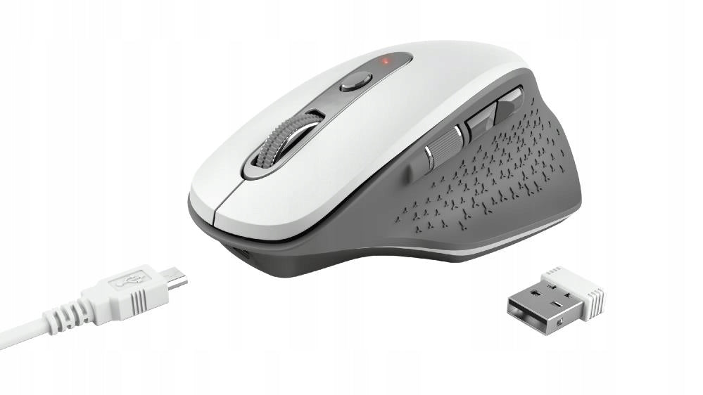 MOUSE USB OPTICAL WRL/ZAA WHITE 24035 TRUST