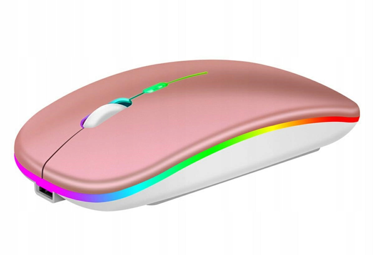 MOUSE WIRELESS GAMING MOUSE QUIET LED RGB Color beige