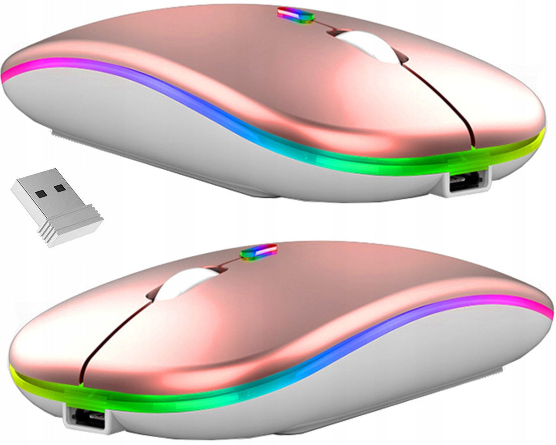 MOUSE WIRELESS GAMING MOUSE QUIET LED RGB