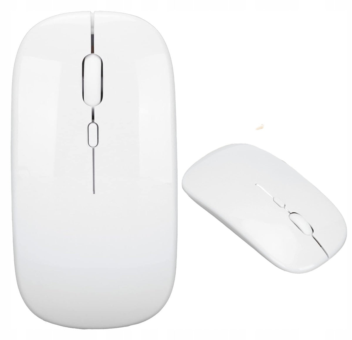 MOUSE WIRELESS MOUSE BT BATTERY OPERATED FOR LAPTOP PC COMPUTER TV WHITE