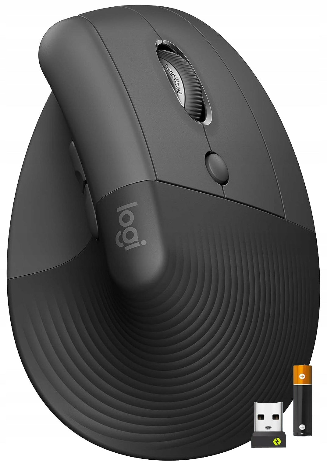 MOUSE WIRELESS MOUSE LOGITECH LIFT VERTICAL ERGONOMIC MOUSE GRAPHITE