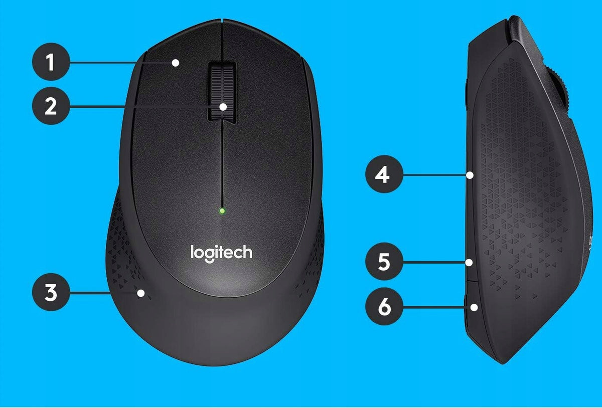 MOUSE WIRELESS MOUSE LOGITECH M330 SILENT PLUS ULTRA QUIET 1000DPI Manufacturer code 362-346