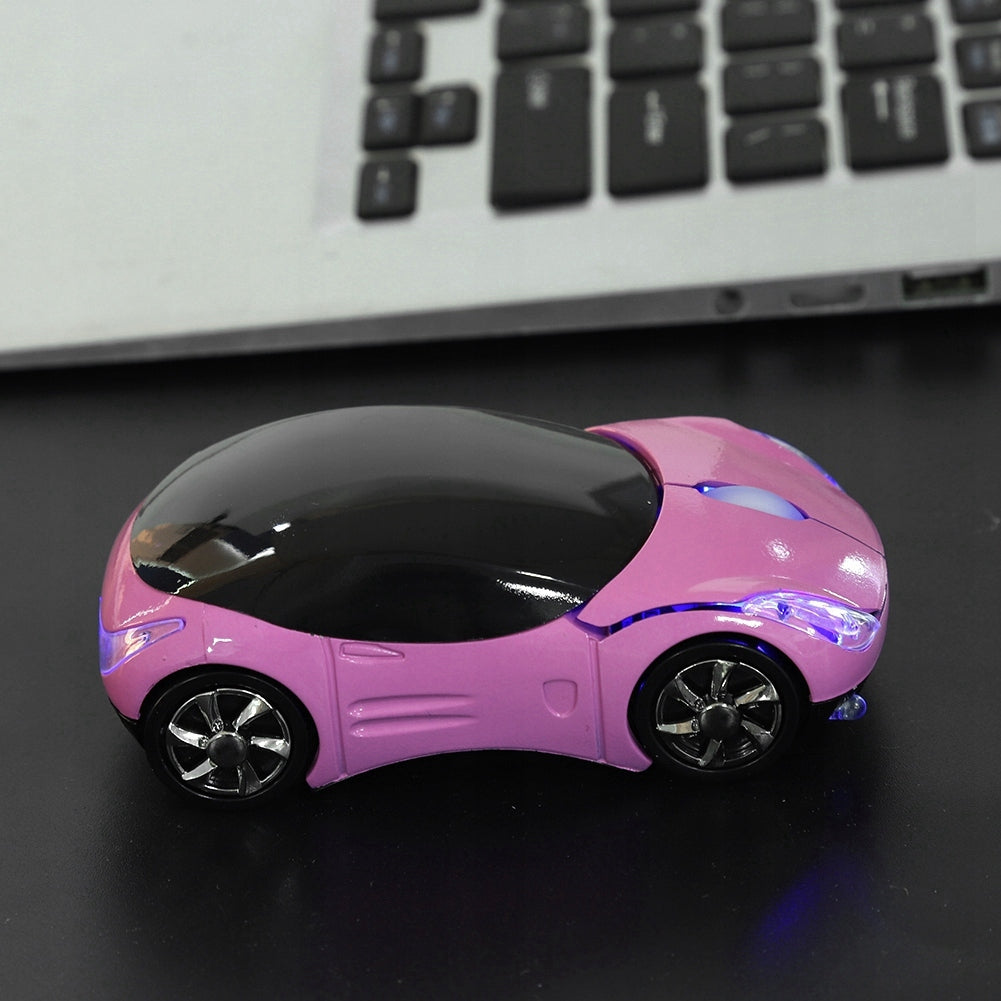 MOUSE WIRELESS MOUSE PINK CAR 1600DPI USB Packaging status original