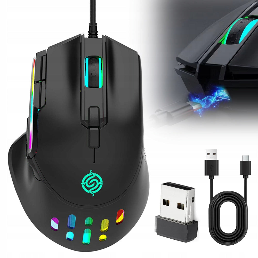 MOUSE WIRELESS OPTICAL GAMING MOUSE USB LAPTOP PC 3-mode DPI Manufacturer no brand