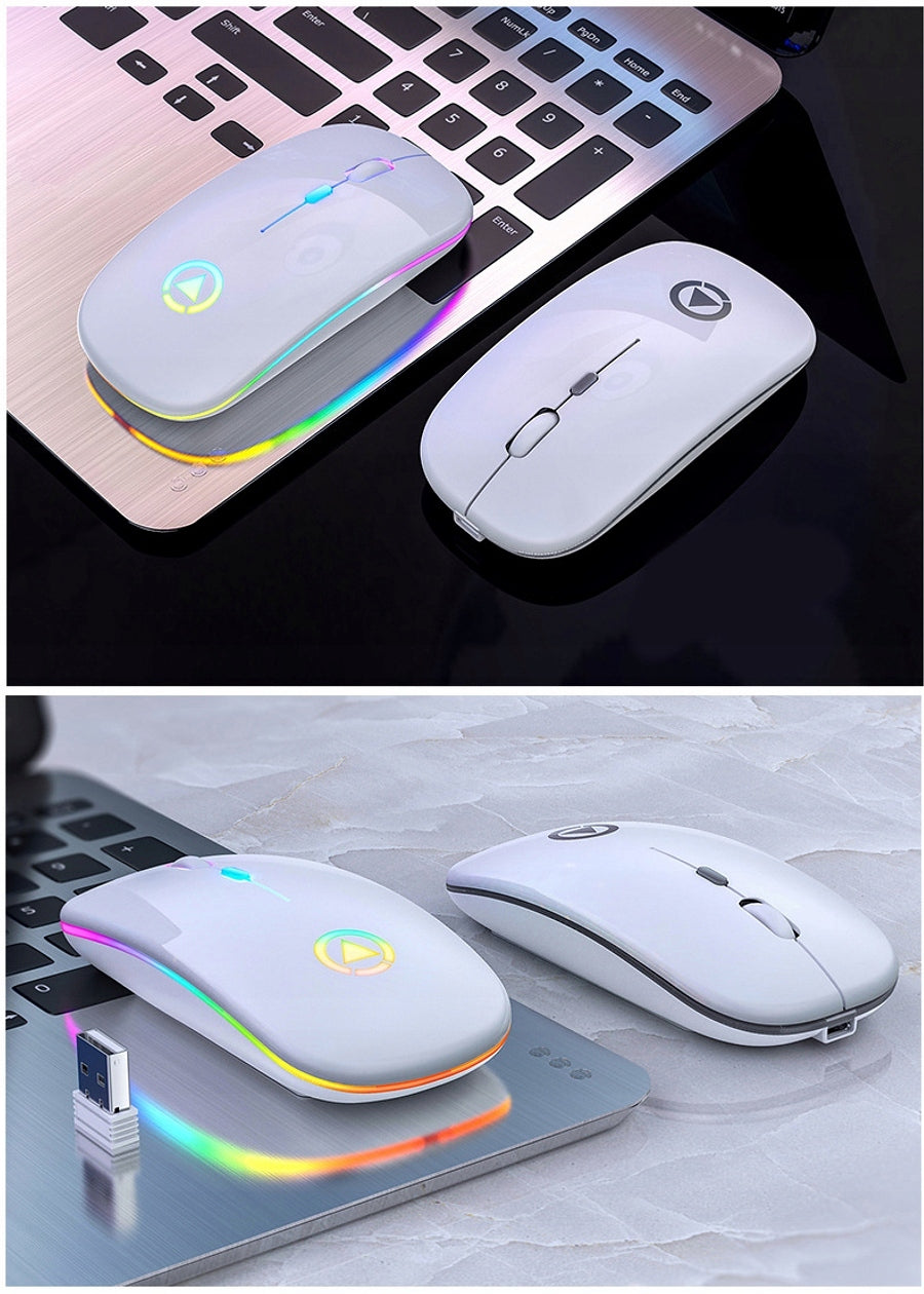 MOUSE WIRELESS OPTICAL MOUSE SLIM LED QUIET CLICKLESS 1600dpi Manufacturer code mx149 BIAŁA