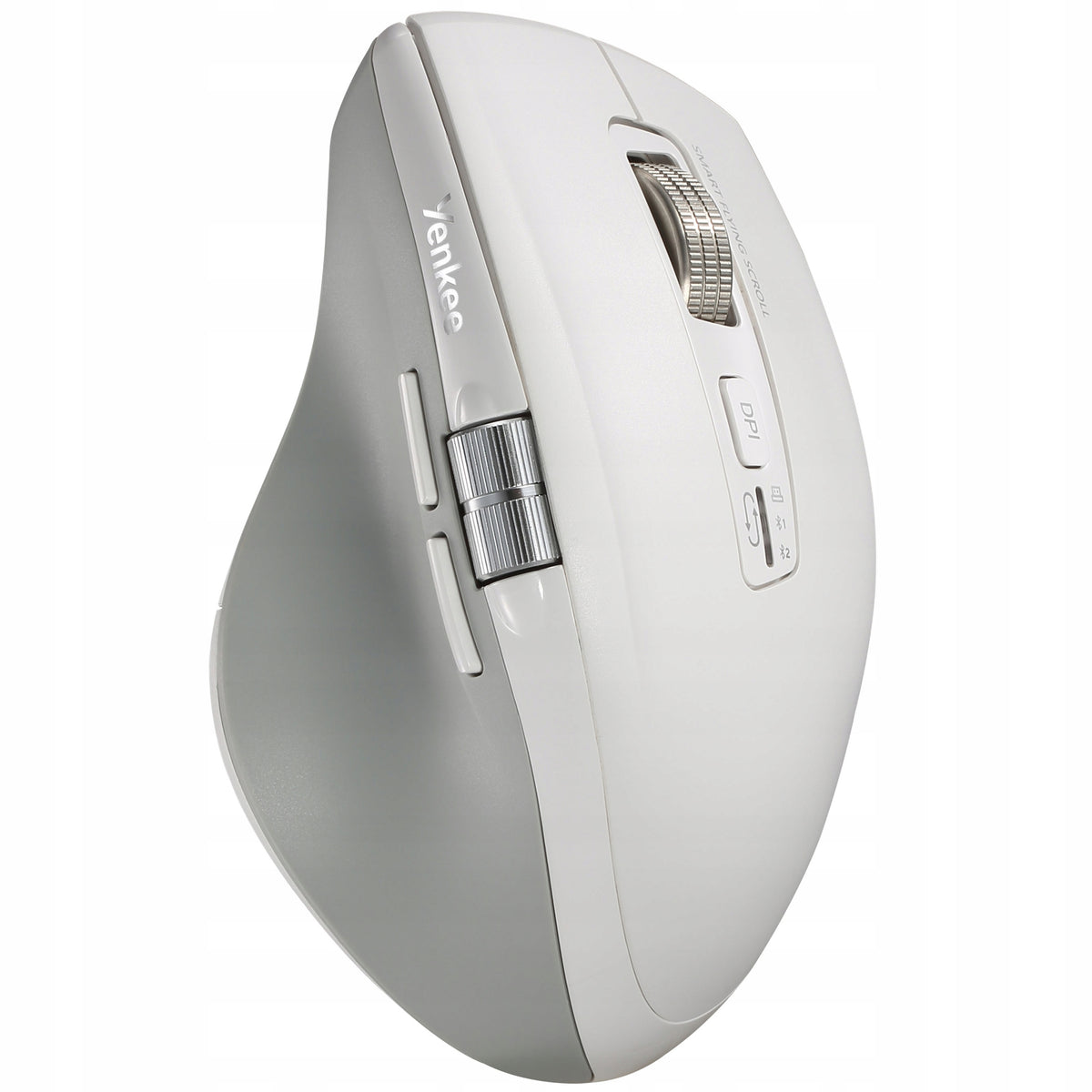 MOUSE WIRELESS Rechargeable USB Bluetooth YENKEE YMS2095 White