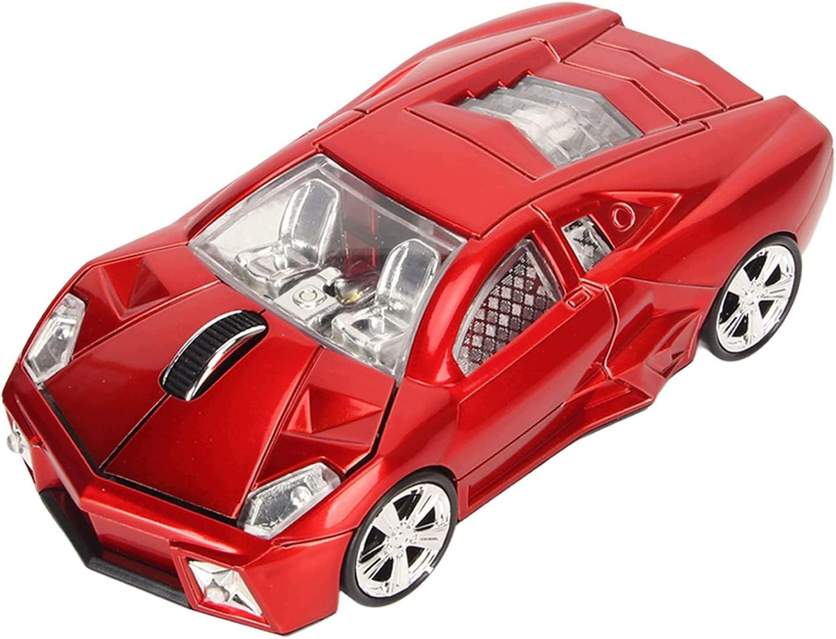 MOUSE WIRELESS SPORTS CAR LED USB 1600 DPI