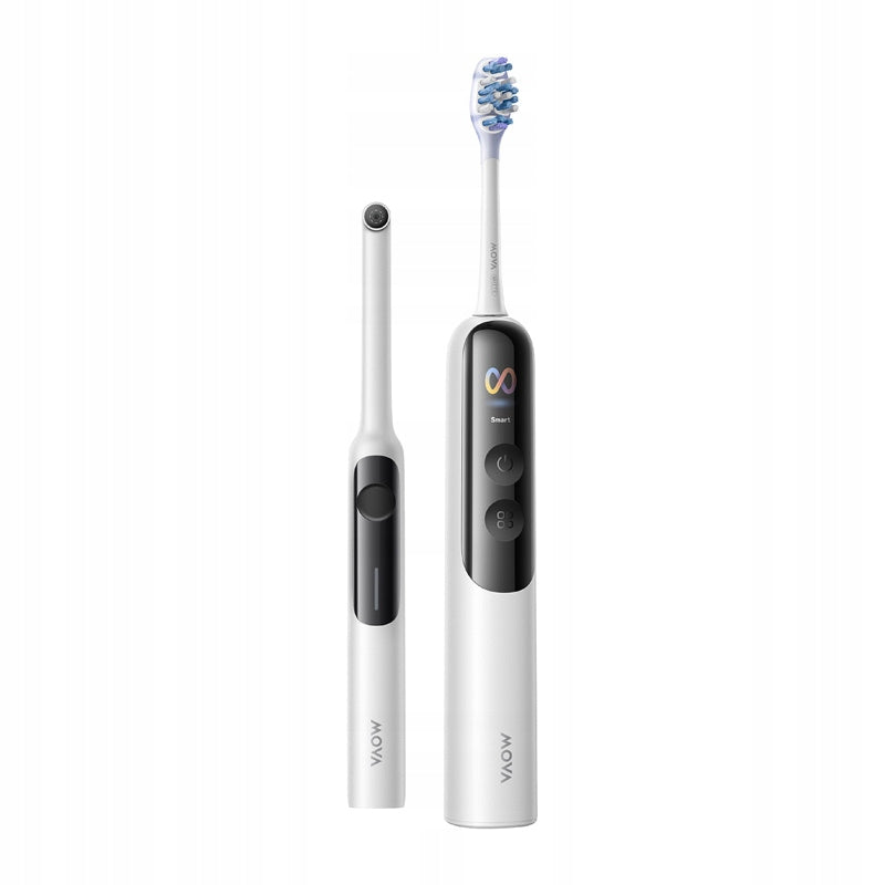 MOVA Fresh 20 Sensus Electric Toothbrush AI Analysis 2 Tips White Packaging status original