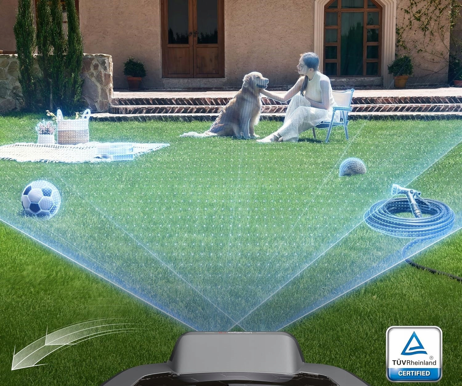 MOVA ViAX 250 Robot Mowing Without Cable 250 m2 AI Track U Dual-Vision 250m2 Series MVVV1100