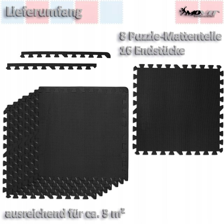 MOVIT Protective washer set, black, 3 m² Color black