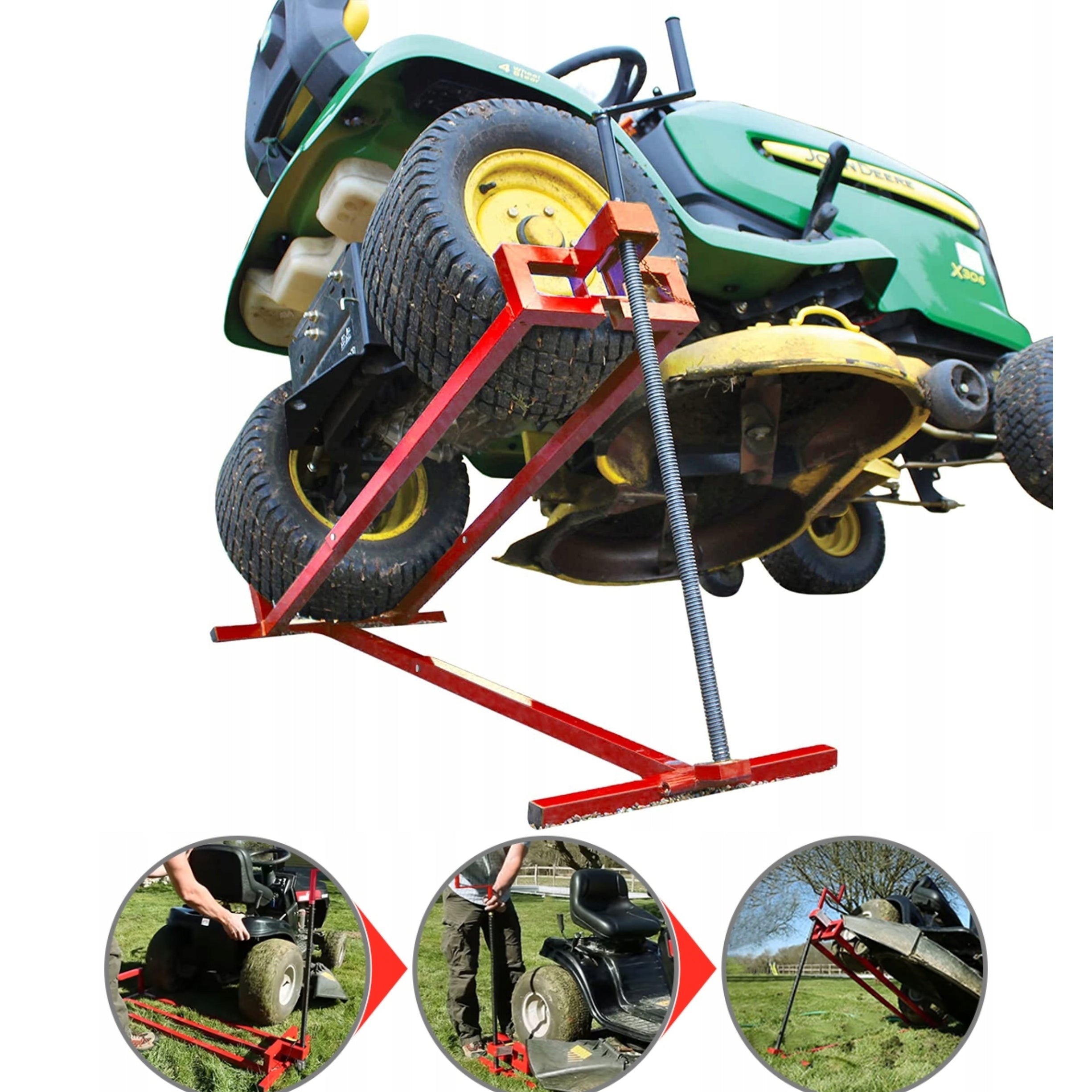 MOWER LIFT QUADA ATV Adjustable LEVER TRACTOR Lifting capacity 400kg